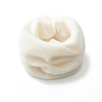 100% kašmyro megztas šalikas Žiemos naujiena Lauko moteriški vienspalviai minkšti šilti šalikai Kaklo šildytuvas Šaliko prekės ženklas O žiedo šalikas One Size balta