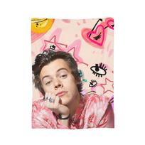 Harrys Styles Blanket Fleece Summer Multi-function Warm Throw Blankets for Bed Bedroom Quilt Size: 75*100cm, Weight: 230 GSM