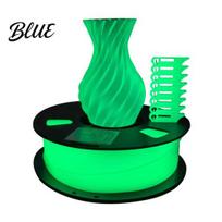 Glow-in-the-Dark Filament PLA 1.75mm  1Kg Spool Luminous Solid Color Filament  1.75mm 3D Printer for DIY Printing Figurines Models Crafts Accessories žalia