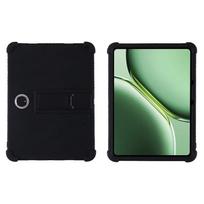 Dėklas skirtas TCL TAB 11 FE / 2 kartos 11  9465X Tab 8 2 kartos 8.7  8188X1 NXTPAPER 14 14.3  A1 Plus 12.2  Minkštas silikoninis smūgiams atsparus dangtelis su stoveliu gale Tab 8 Gen 2 8.7" 8188X1 juoda