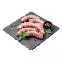 Šviežios klasikinės itališko stiliaus kiaulienos dešrelės