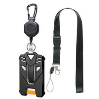 Automatic Retractable Wire Rope Luya Anti-theft Tactical Keychain Telescopic Belt Keyring Outdoor Carabiner Hook Backpack Buckle black