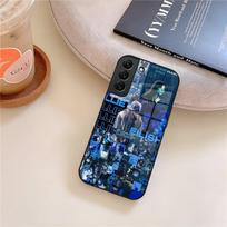 SINGER B-BillieES EilishS Phone Case Glass For Samsung Galaxy S26 S25 S23 S24 S21 S22 S20 Ultra Fe Plus A15 A14 Cover Galaxy S22 5G gray