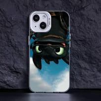 Gražios poros „Toothless Fury Dragon“ dėklai telefonams IPhone 17 16 15 14 13 12 11 Plus Pro Max Spalvotas dėklas iPhone 17pro max black