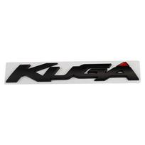 1 vnt. 3D metalinis ženklelis raidė Automobilio galinė bagažinės emblema Lipdukas Dekoracija KUGA Logotipui Automobilio Aksesuarai matinė juoda spalva