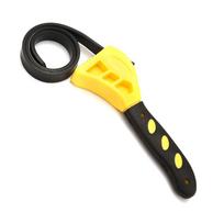 Opener Plumbing Puller Strap Spanner Belt Wrenches Pipeline Wrench Rubber Strap Wrench Hand Tools 6 inch geltona
