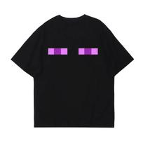 Y2k Aukštos kokybės medvilniniai marškinėliai Komiksų vyriški marškinėliai Anime grafika Y2k vyriški drabužiai 4XL purple