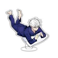 BLUE LOCK Anime Acrylic Stand Figure Isagi Yoichi Bachira Meguru Acrylic Standee Anime Merchandise Collectible Present for Fans 15cm blue