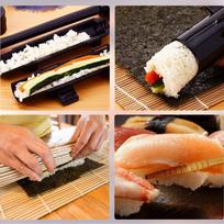New 1Pcs White Sushi Roll Maker Kit Mold Food Grade Plastic Easy Sushi Cooking Rolls white