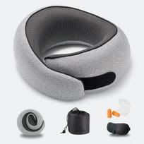 U-Shaped Memory Foam Neck Pillow: Comfortable, Portable Support for Travel