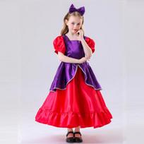 Mergaičių Grožio Princesės Suknelė Rožinė Mėlyna Cosplay Kostiumas Ilgos Suknelės Apsirengimo Drabužiai Spektaklio Šventės Gimtadienio Helovino Kalėdų Suknelė Vaikams Vaikams 130 red