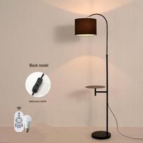 Modern Dimmable LED Floor Lamp with Remote Control gray