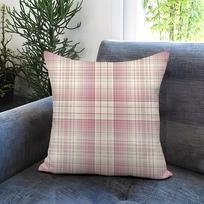 Fine Herringbone Pattern Cushion Cover Comfortable Reversible Pillow Cover Ideal For Car Sofa Bedroom & Beyond Peach skin 18*18(CM)-1Pcs