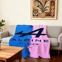 A-Alpine-ES komandos šaunus logotipas pledas super šiltas patogus pliušinis mesti pledas vaikiškas namų sofos miegamojo dovana 30x40in blue