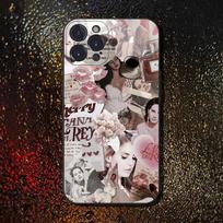L-Lana Del R-Rey Phone Case For iPhone 16,15,14,13,12,11 Plus,Pro Max,XS,X,XR,SE,Mini,8,7,Soft Silicone Black Cover iPhone15 gray