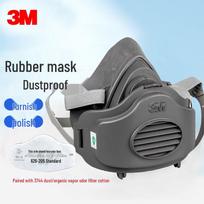3M 3200 serijos daugkartinio naudojimo pusiau veido respiratorius gray