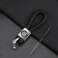 Metalinis automobilio raktų pakabukas Raktų žiedai Emblema Dovanos Pakabuko Aksesuarai VW GTI Polo Tiguan Passat Golf Jetta Lavida Skoda Octavia PT1 black