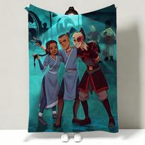 Anime A-Avatar T-The L-Last A-Airbender Throw Soft Warm Flannel Throw Blanket, Multi-use for Sofa Bed Office Nap 180cmx230cm