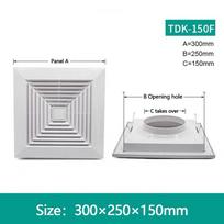 Portable Plastic Grille Air Outlet White Square Ceiling Vent Ventilator Cover Ventilation Hood Ventilation Systems