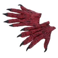 Role-Play Costume Gloves Red Hand Pair for Styling Parties, Easter Gatherings, Stage Photo Booth Props 1 brown