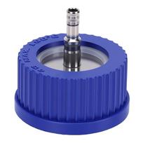 1 Port Reagent Bottle Cap GL45 Thread Solvent Storage Cap for GL45 Solvent Storage mėlyna