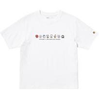 UNIQLO Chiikawa X Self-Mocking Bear And Friends Collaboration SS25 Cartoon Graphic Letter Print Loose Round Neck Short Sleeve T-Shirt 477152-00 XXL white