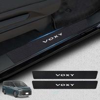 HUDIY Toyota Voxy 90 Series Side Step Carbon Fiber Set Guards, Look, 2-Piece black