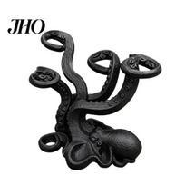 Moisture Proof Toothbrush Stand Octopus Holder, Durable PLA Organizer, Creative Organizer Stand, Makeup Brush Storage Multi-functional Desk juoda