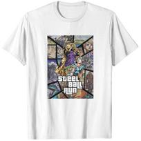 Anime Jojo Bizarre Adventure Steel Ball Run T Shirts Men's Women Casual Cotton Short Sleeves Oversized T-shirts 3XL