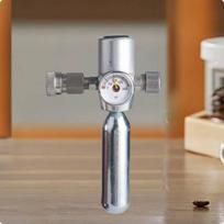 Manual Espresso Machine Stainless Steel Portable Compact Small Appliance for Pressure Relief gray