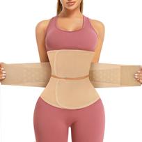 5 Flexible Steel Bones Waist Trainer Slim Girdles Tummy Belly Belt Body Shaper for Women 2 XL brown
