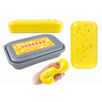 Antistresinis squishy žaislas - pyragas su pabarstukais, bananinis