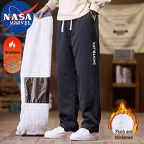 NASA MARVEL Men's Graphene Fleece-Lined Winter Casual Pants L juoda