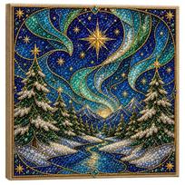Christmas Painting Kit for DIY Ornament Decoration One Size blue