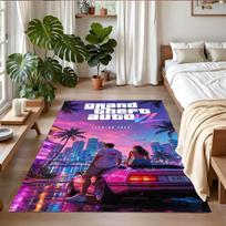 Neslystantis krištolinio aksomo kilimas, GTA dizaino kilimas vidaus patalpoms, svetainei, miegamajam, namų dekoravimui 80cmx120cm black