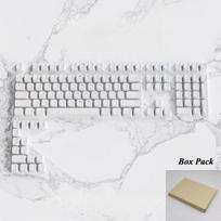 Xiaomi 133+ Keys Lucky Red RGB Backlit Keycaps OEM Profile Shine Through PBT Double Shot Keycaps for MX Switches Mechanical Keyboard white