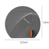 Useful Silicone Floor Drain Deodorant Anti-insect Anti Odor Water Stopper Deodorant Pad Cover for Toilet Shower Sewer black