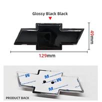 ABS Automobilio Priekinis Galinis Emblema Vairo Ženklelis Bagažinės Logotipo Lipdukas Chevrolet Aveo Cobalt Cruze Trax Camaro Captiva Epica Lova black