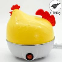 Mini Breakfast Egg Cooker With Steaming Function For Home Use Yellow White EU yellow