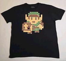 Legend Of Zelda  Link Map  Lootwear Exclusive T-Shirt Men's Solid Black Size XL L beige