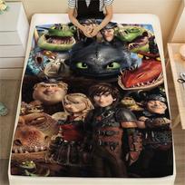 How to Train Your Dragon Poster Blanket, HTTYD Fan Cozy Throw, Great Gift.chl 150x180cm