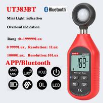 UNI-T UT363/BT Anemometer UT383/BT Illuminometer Light Meter UT353/BT Sound Meter UT333/BT Temperature Humidity Meter UT383BT