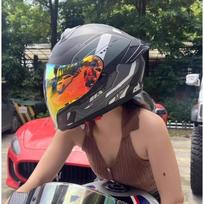Qike FP02 Ghost Face Helmet Lens FP-02 Helmet Riding Equipments Visor Windshield Replacement Parts gray
