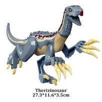Juros periodo dinozaurų pasaulis Brutalus raptorius T-Reksas Triceratopsas Indominus Reksas Modelis Konstruktoriaus kaladėlės Dino Velociraptorius Figūrėlė Kaladėlės Žaislai gray