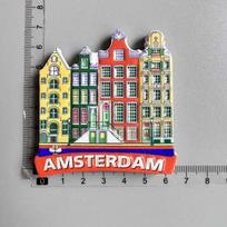 Šaldytuvo magnetas Barselona Ispanija Briuselis Belgija Amsterdamas Portugalija Roma Turistinis suvenyras Dovanos Šaldytuvo magnetai