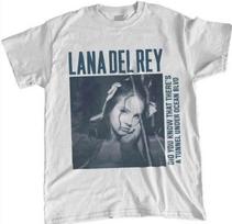 New Lana Del Rey Album T-Shirt, Lana Del Rey Graphic Unisex Shirt L gray