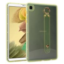 Candy Color cover caseFor Samsung Tab A9 Plus S7 S8 A9 A8 A7 S6 Lite Tab A 8.0 Cover for Shockproof Cover with wristband Tab A9 8.7inch beige