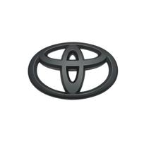 3D ABS Automobilio Priekinis Galinis Emblemos Lipdukas Toyota Corolla Camry Reiz Highlander Grotelėms Bagažinei Išorės Modifikavimo Aksesuarai 11.5X7.7cm matinė juoda spalva