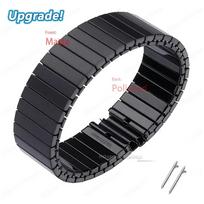Elastingas nerūdijančio plieno laikrodžio dirželis 14mm 16mm 18mm 20mm 22mm Metalinis išplečiamas tempimo dirželis Apyrankės priedai Apyrankės juostelės 22mm&S gray