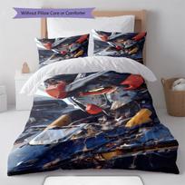 Gundam Cool Robot Style Bedding Set Anime Duvet Cover Polyester Soft Comforter Bedroom Set -QJY 140x200cm